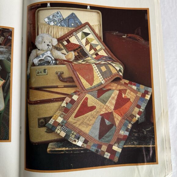 Vtg 90s Be It Ever So Humble Chery Saffiote Quilt Pattern Book Primitive Country - Picture 8 of 11